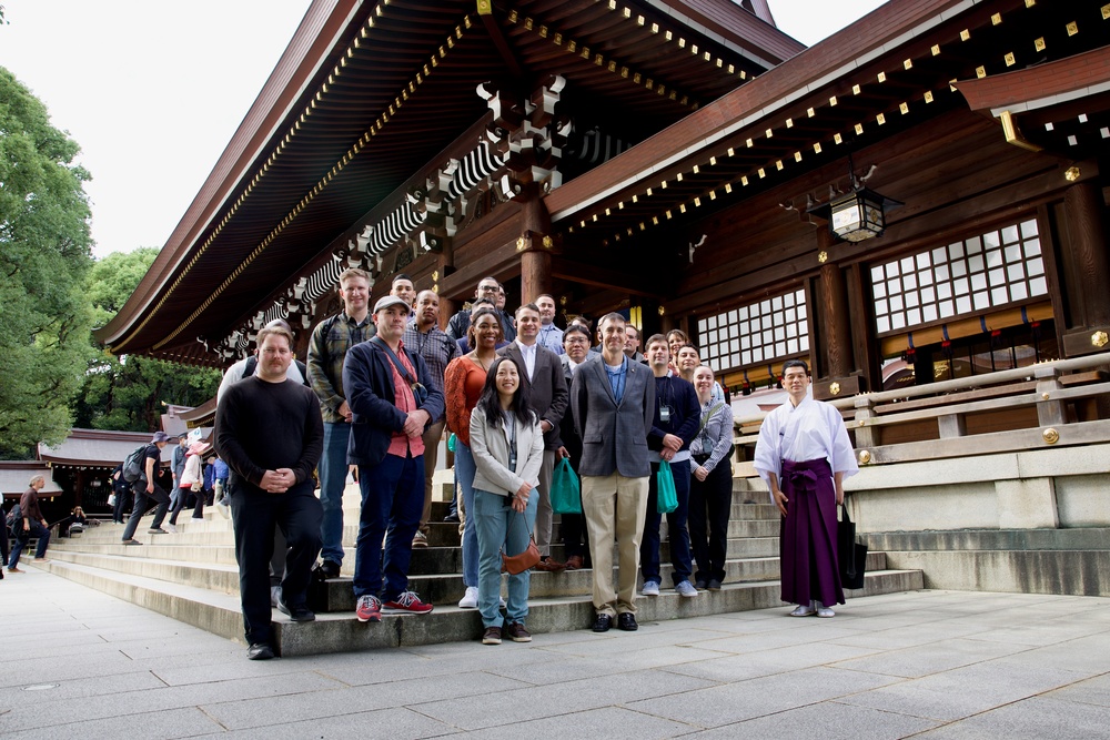 38th Air Defense Artillery Brigade Staff Conducts Staff Ride at Meiji Shrine