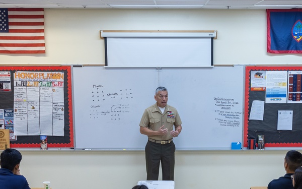 Camp Blaz command wishes Okkodo Highschool JROTC farewell