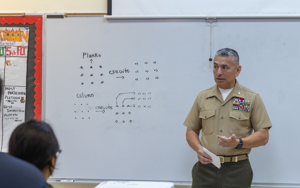 Camp Blaz command wishes Okkodo Highschool JROTC farewell