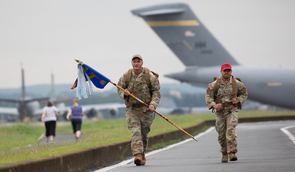 US, JASDF participate in ruck march during National Police Week
