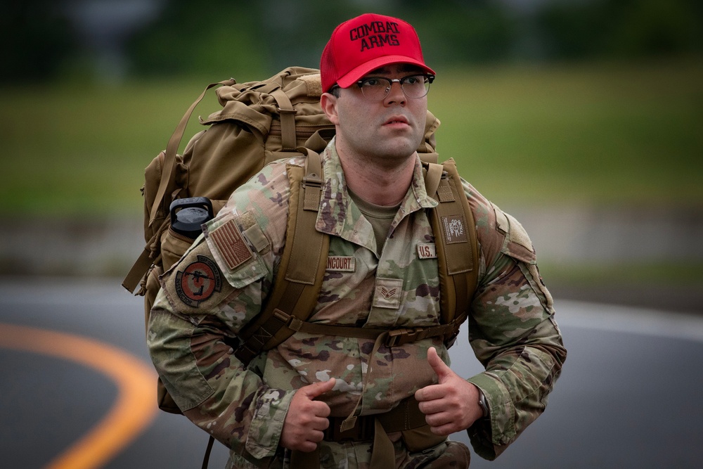 US, JASDF participate in ruck march during National Police Week