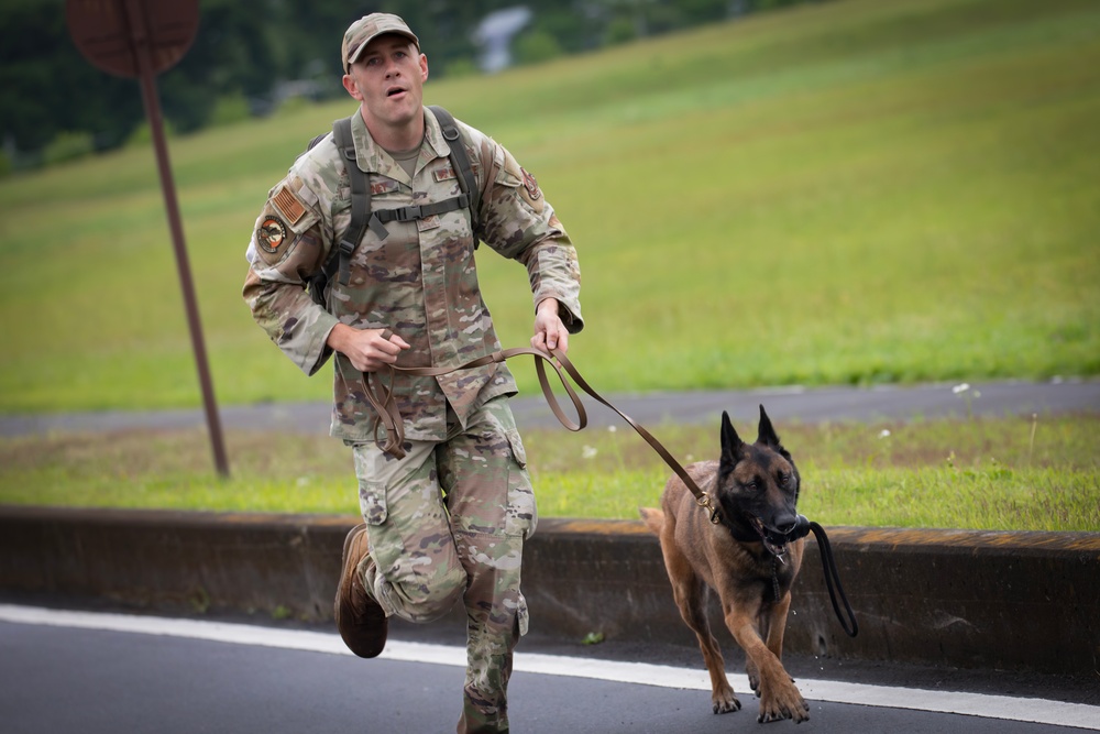 US, JASDF participate in ruck march during National Police Week