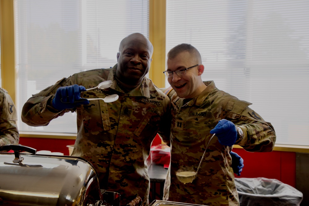 Brigade Headquarters Hosts Thanksgiving Lunch