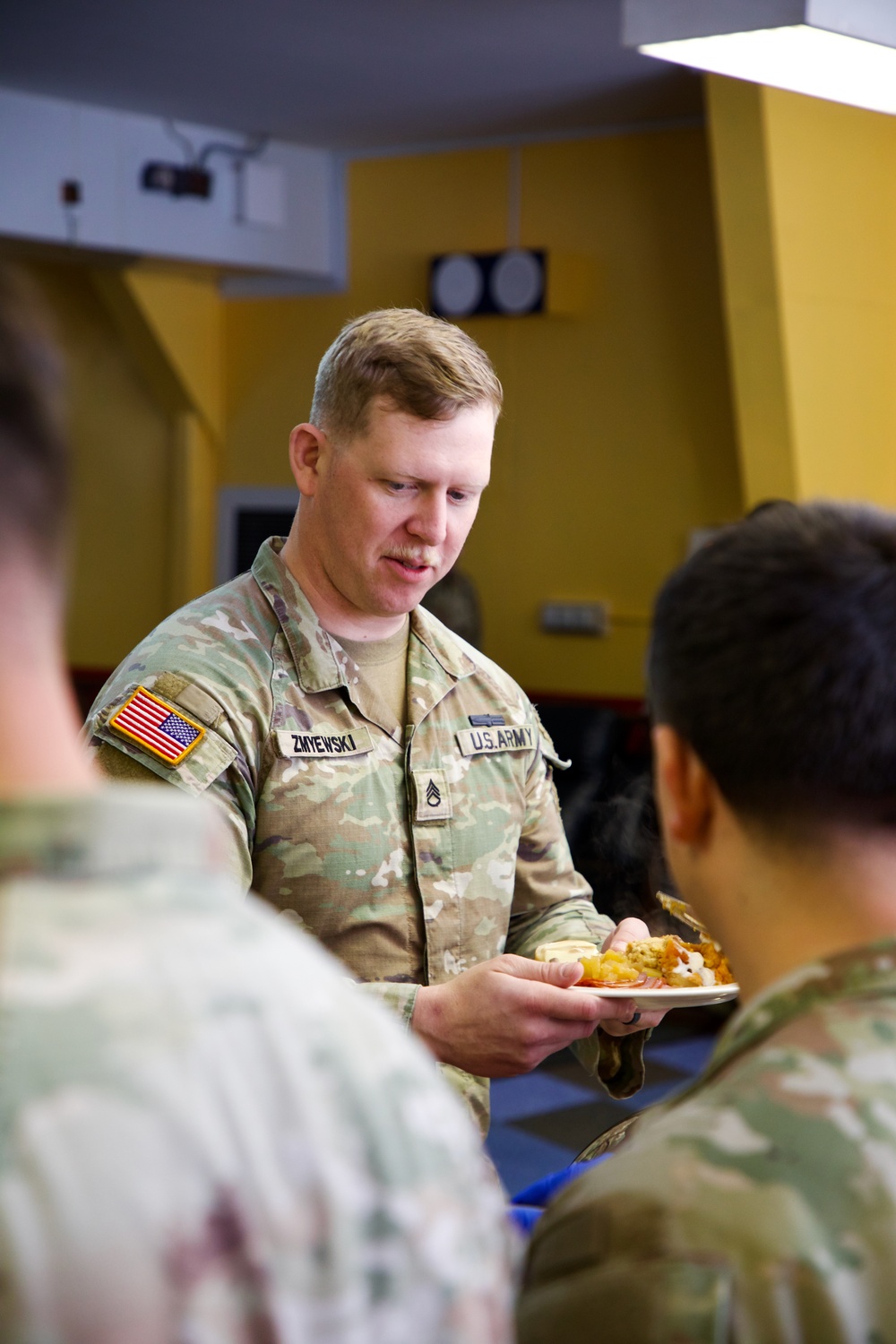 Brigade Headquarters Hosts Thanksgiving Lunch