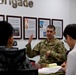 Koku-Jieitai Officers Visit 38th Air Defense Artillery Brigade
