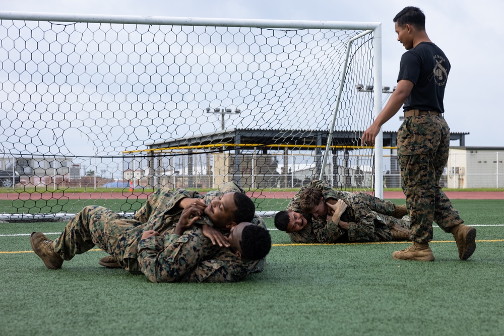 12th LCT Marines Participate in a Battalion PT