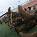 12th LCT Marines Participate in a Battalion PT