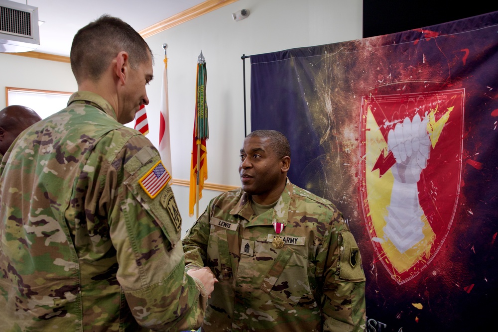 Sergeant Major Jason Lewis Promoted to Command Sgt. Maj.