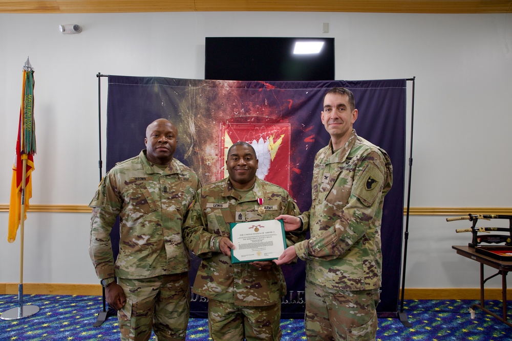 Sergeant Major Jason Lewis Promoted to Command Sgt. Maj.