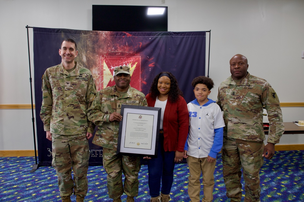 Sergeant Major Jason Lewis Promoted to Command Sgt. Maj.
