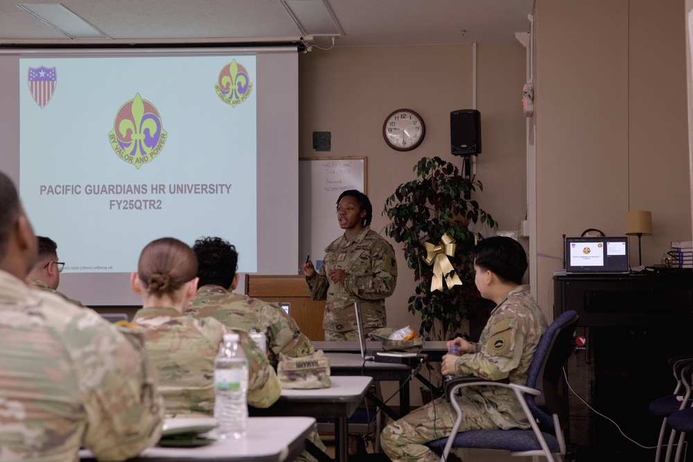 Brigade S1 Hosts Human Resources University