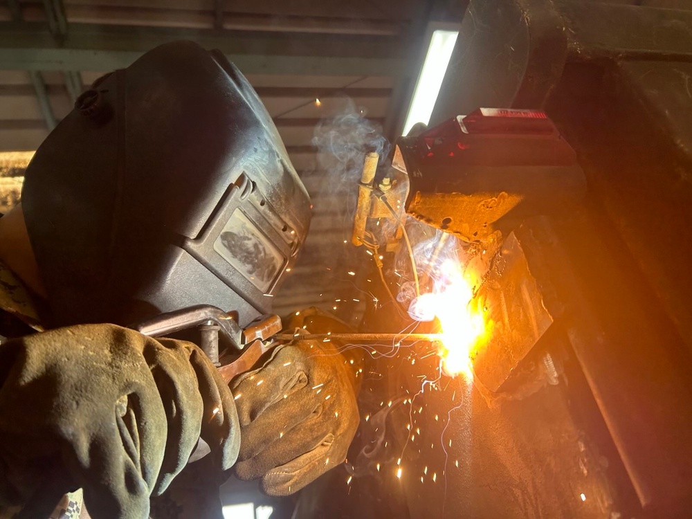 NMCB-3 Performs CESE Maintenance and Welding at MCAS Iwakuni
