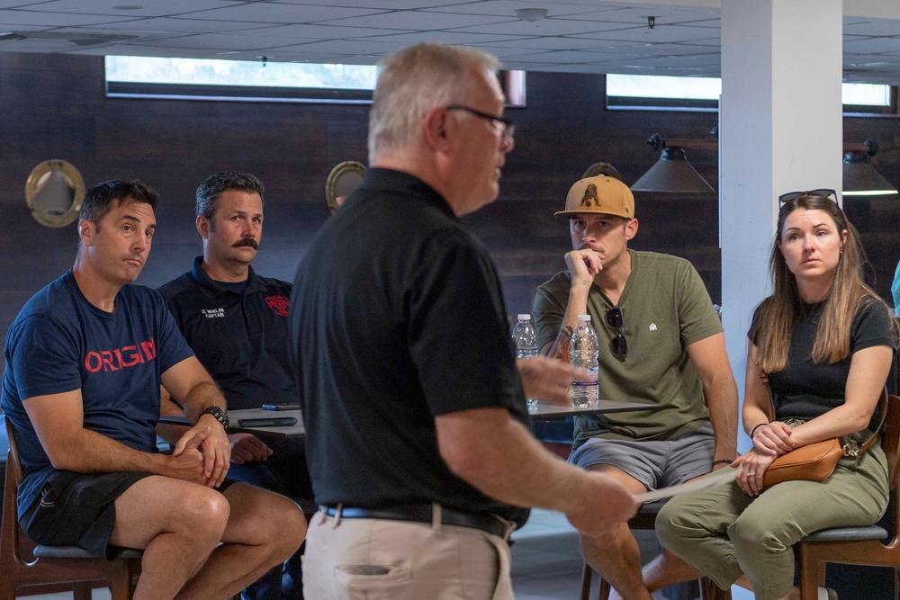 NDSP SLO Christopher McKibbin visits NSA Souda Bay