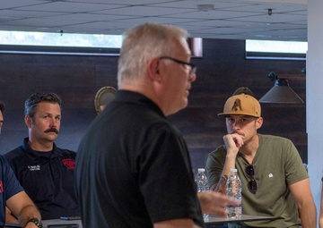 NDSP SLO Christopher McKibbin visits NSA Souda Bay