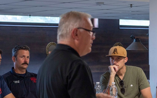 NDSP SLO Christopher McKibbin visits NSA Souda Bay