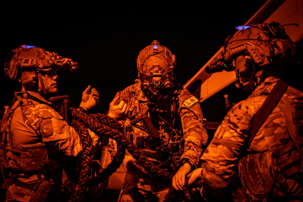 Nimitz Conducts Fast-Rope Operations