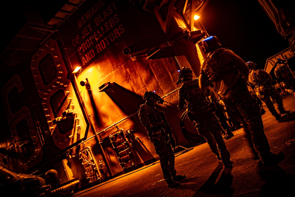 Nimitz Conducts Fast-Rope Operations