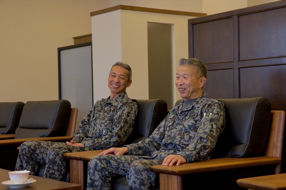 Japanese Air Self Defense Force Western Air Defense Force Visit
