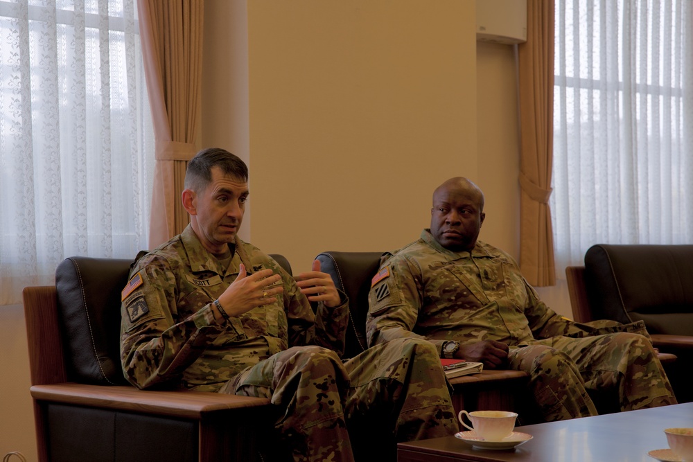 Japanese Air Self Defense Force Western Air Defense Force Visit