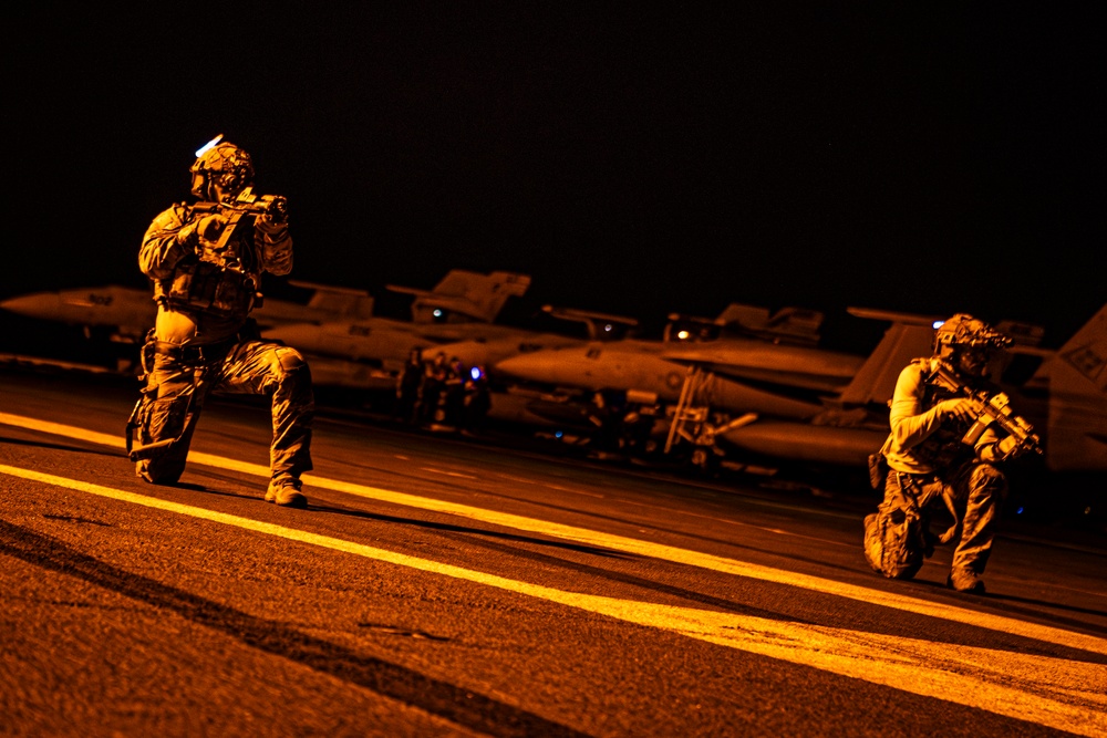 Nimitz Conducts Fast-Rope Operations