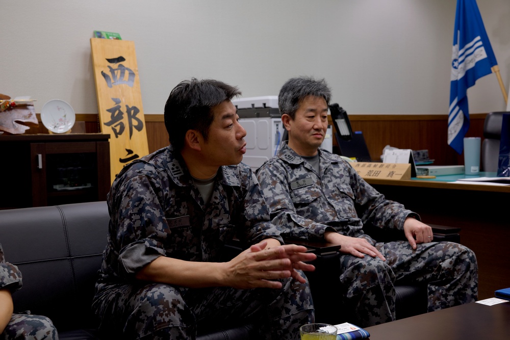 Japanese Air Self Defense Force Western Air Defense Missile Group Visit