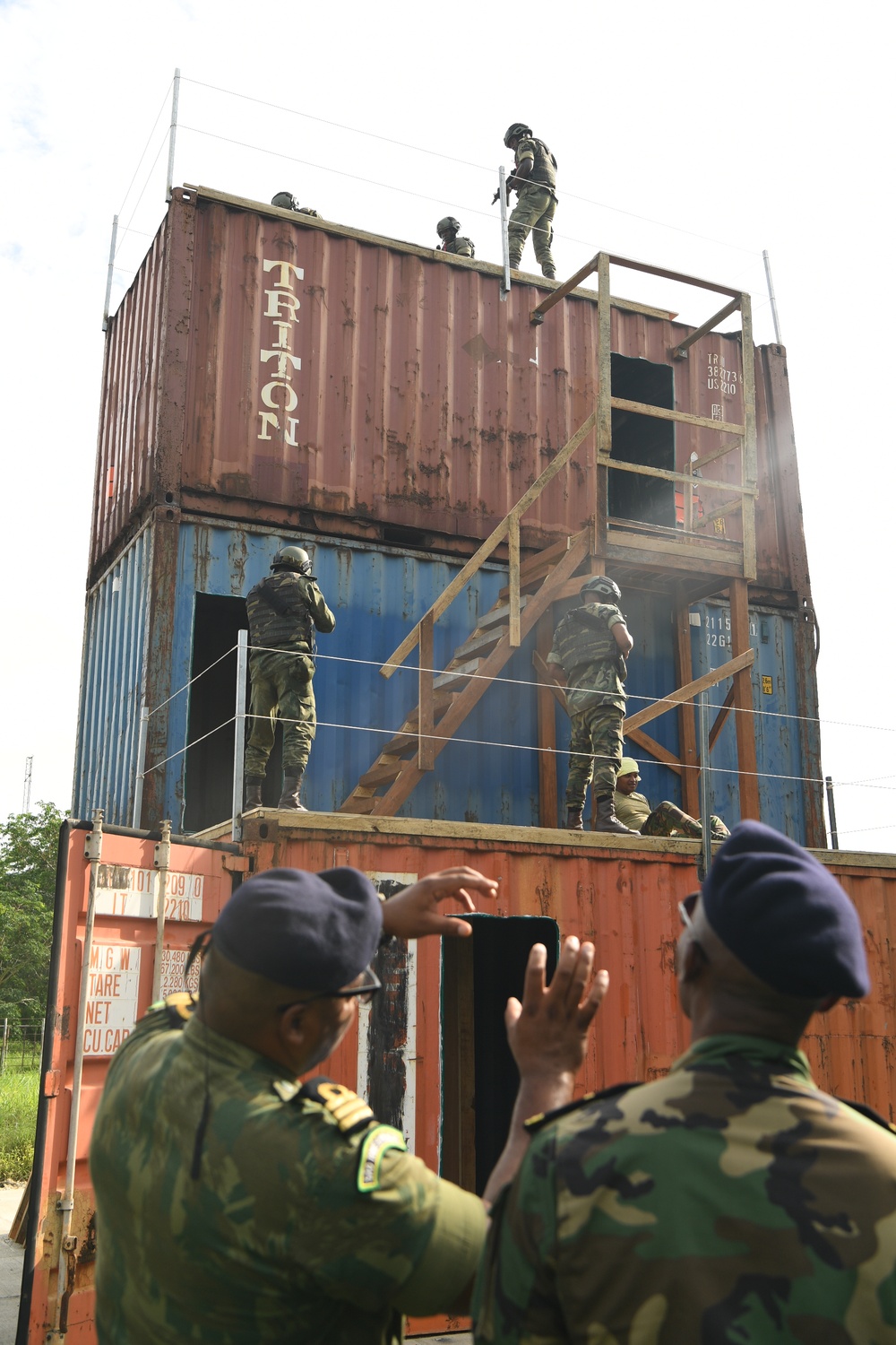 Obangame Express 25 Milestone: São Tomé Marines Lead VBSS Demo at Training Site Ceremony