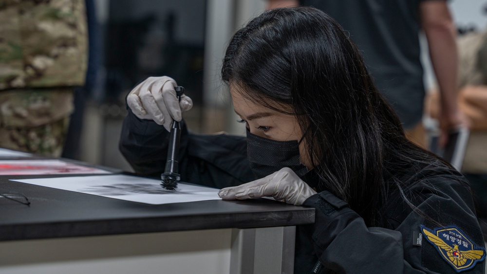 U.S. SOF, ROK Coast Guard conduct bilateral forensics, CBRN identification training at Jeju