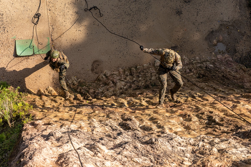 U.S. Marines Execute Casualty Evacuation Training during Jungle Leaders Course