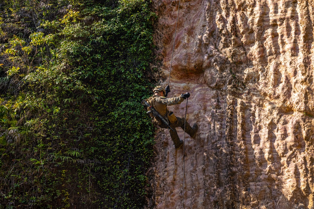 U.S. Marines Execute Casualty Evacuation Training during Jungle Leaders Course
