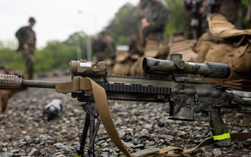 Activated Reserve Marines Conduct Land Navigation during Korea Viper 25.4