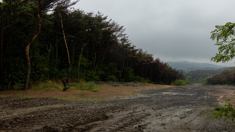 Activated Reserve Marines Conduct Land Navigation during Korea Viper 25.4