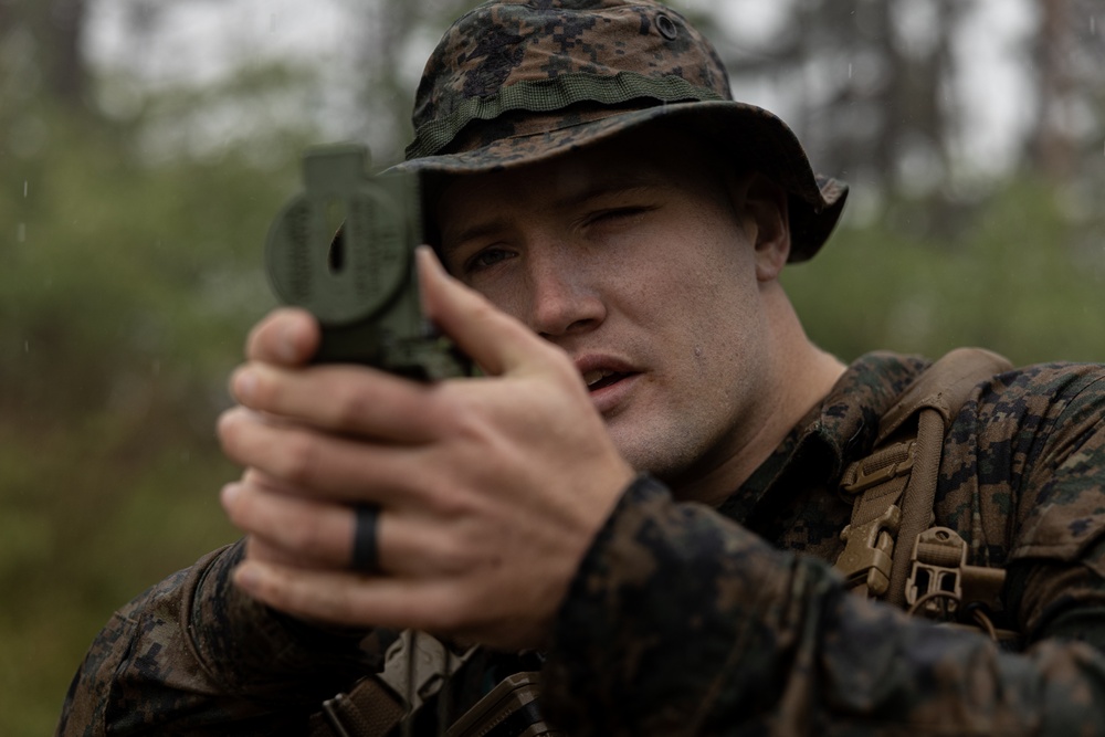 Activated Reserve Marines Conduct Land Navigation during Korea Viper 25.4