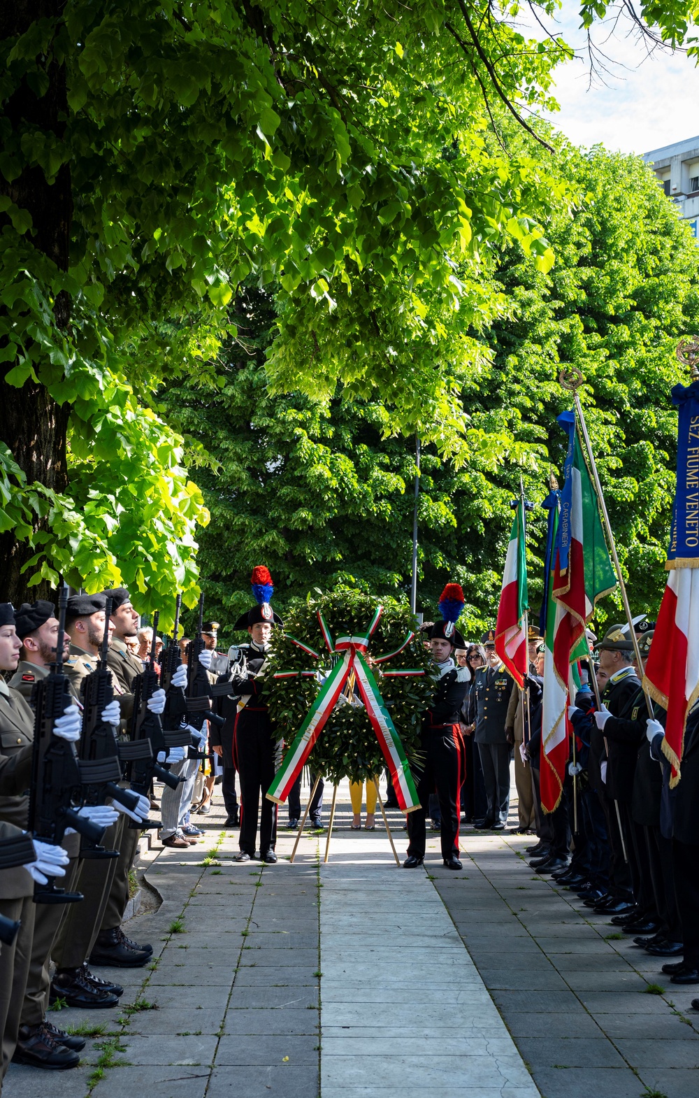 The U.S. and Italy attend the Day of Remembrance for Victims of Terrorism Ceremony