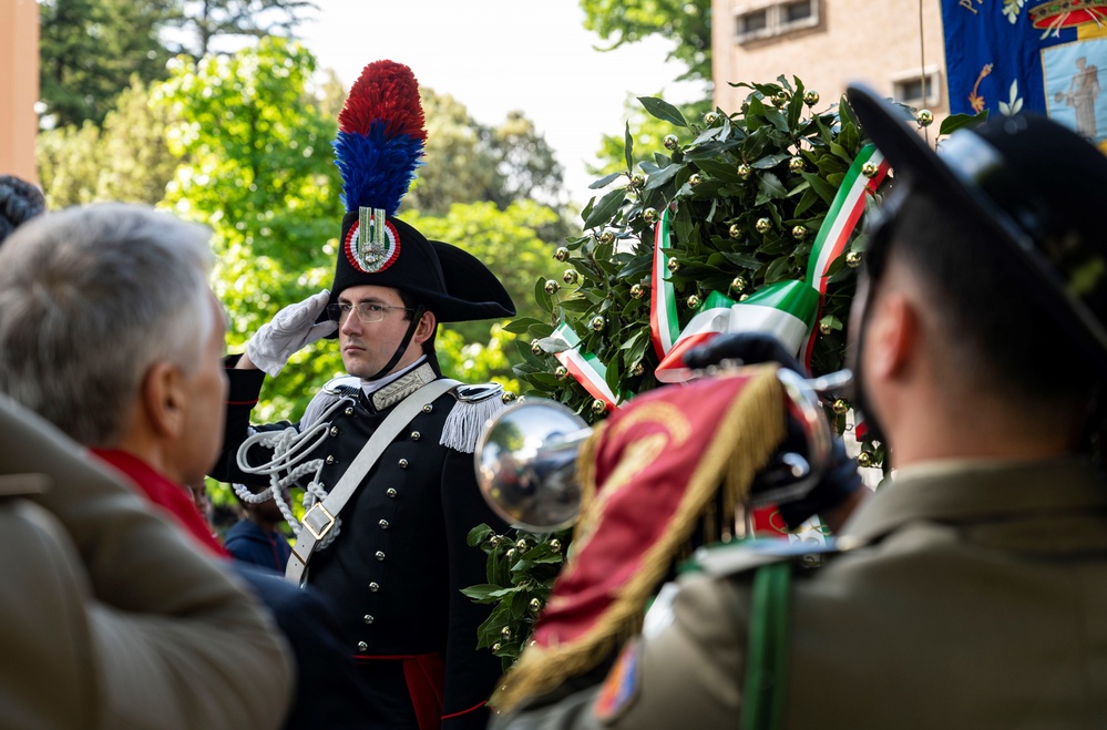 The U.S. and Italy attend the Day of Remembrance for Victims of Terrorism Ceremony