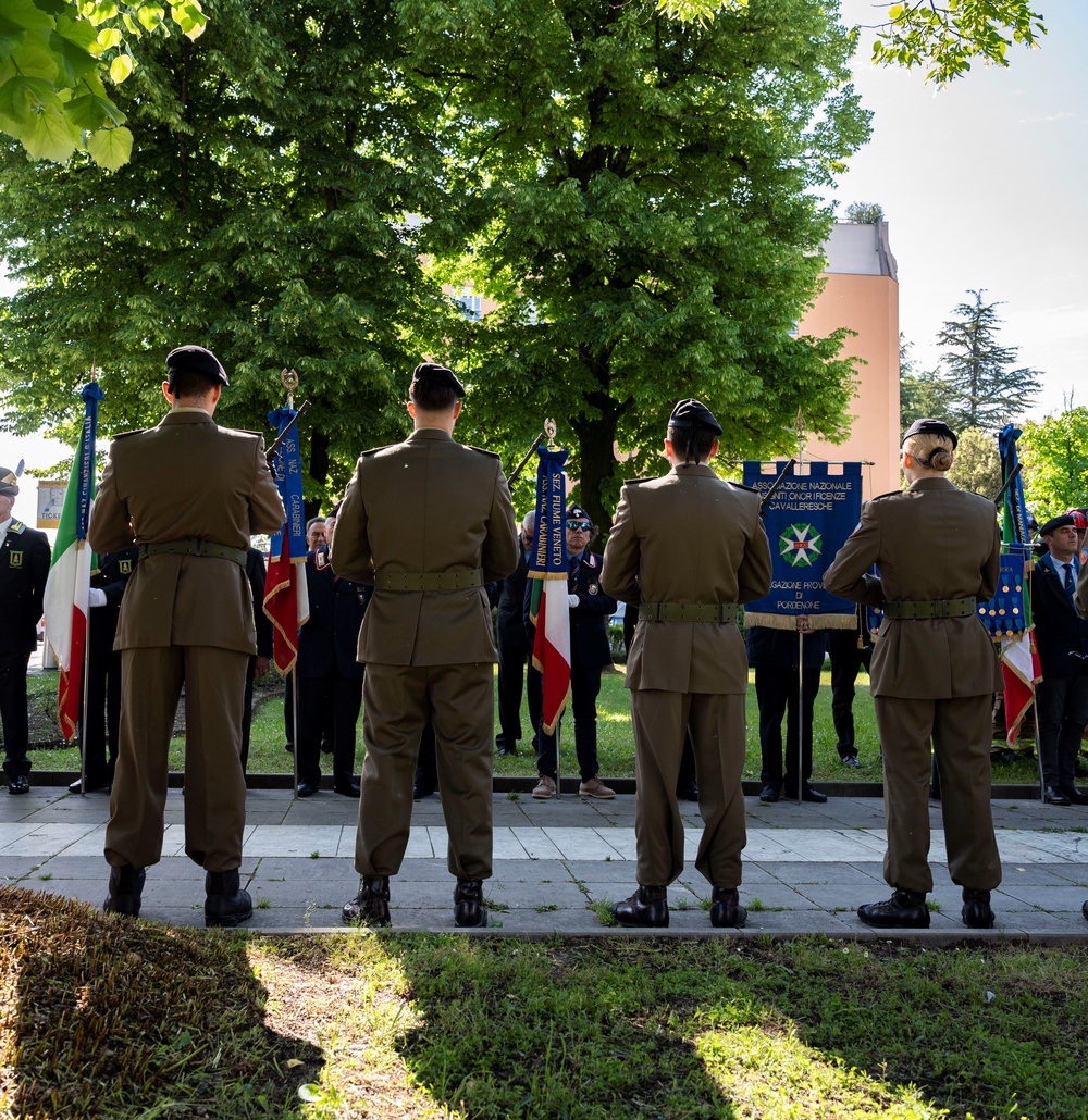The U.S. and Italy attend the Day of Remembrance for Victims of Terrorism Ceremony