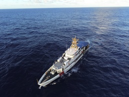 USCGC Myrtle Hazard on patrol