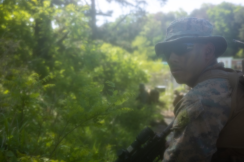 Activated Reserve Marines Patrol during Korea Viper 25.4