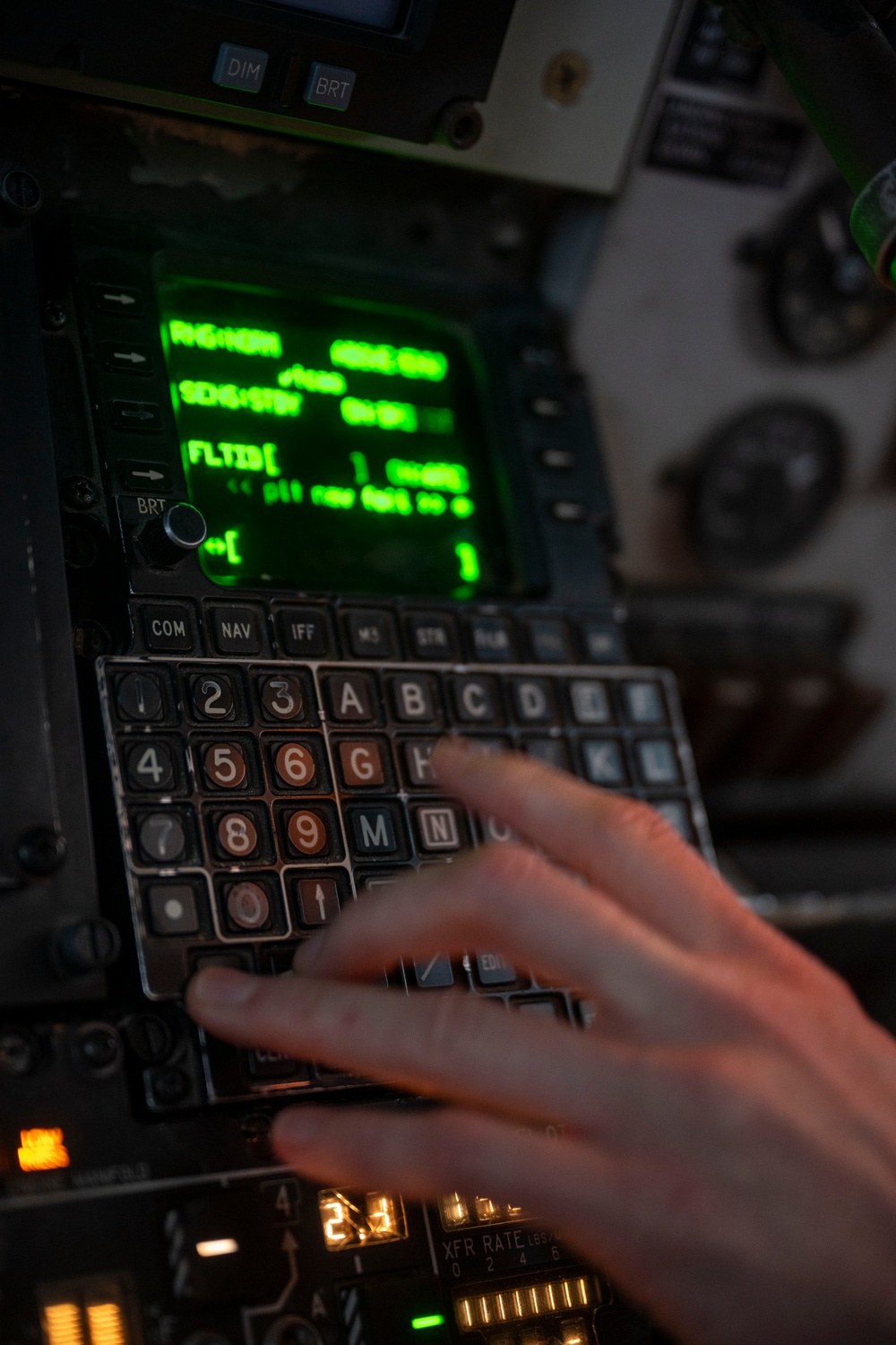 Stratotanker Refuels Thunderbolt in the Night Sky