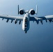 Stratotanker Refuels Thunderbolt in the Night Sky