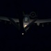 Stratotanker Refuels Thunderbolt in the Night Sky