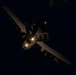 Stratotanker Refuels Thunderbolt in the Night Sky