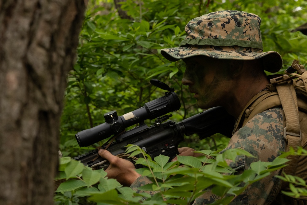 Activated Reserve Marines Conducts Patrol Exercise during Korea Viper 25.4