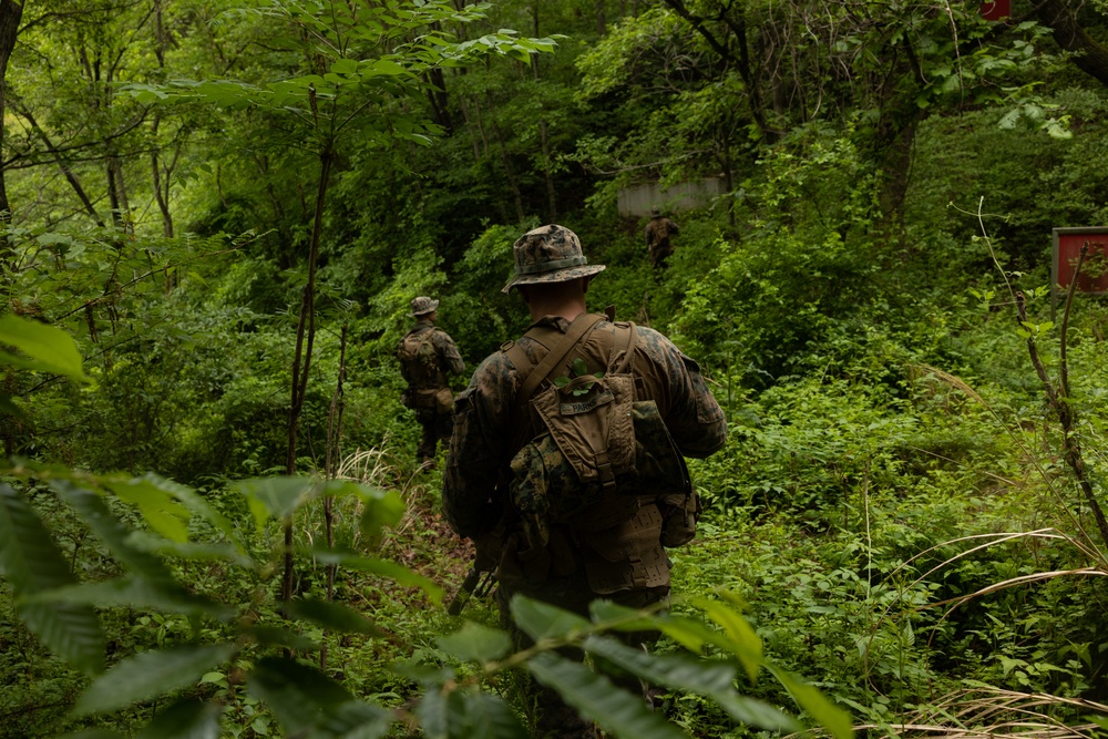 Activated Reserve Marines Conducts Patrol Exercise during Korea Viper 25.4