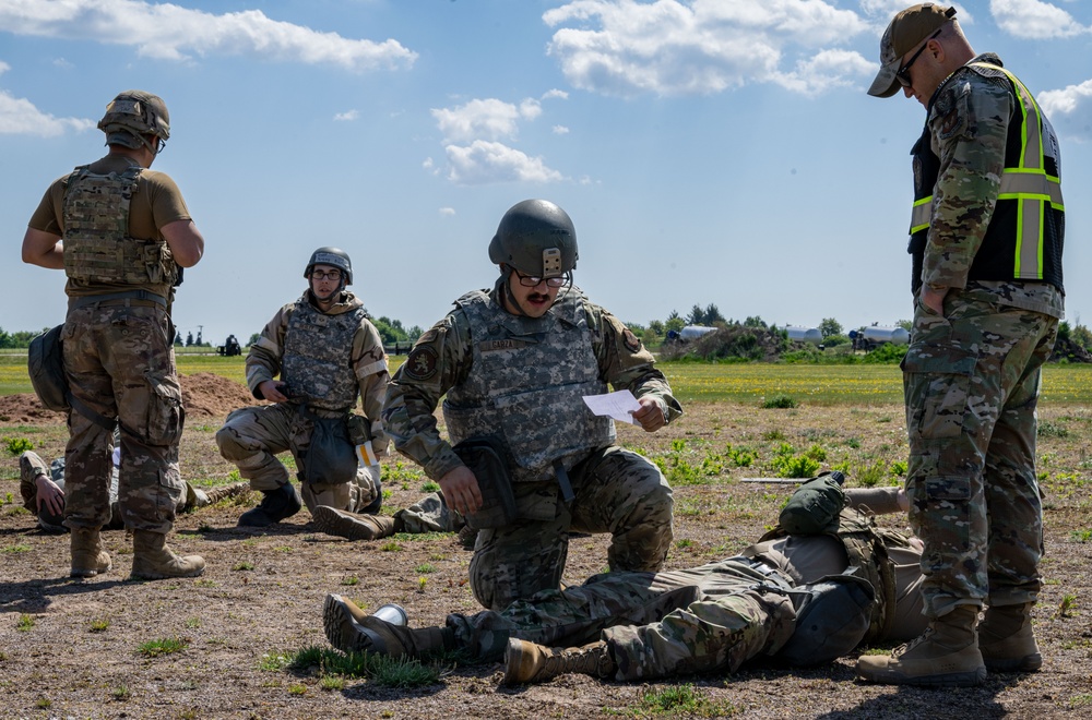 Skyway Chariot: Airmen respond to simulated attack at RAF Feltwell