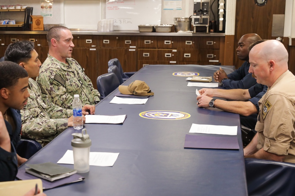 USS Princeton conducts operations in the U.S. Central Command area of responsibility as part of the Carl Vinson Carrier Strike Group