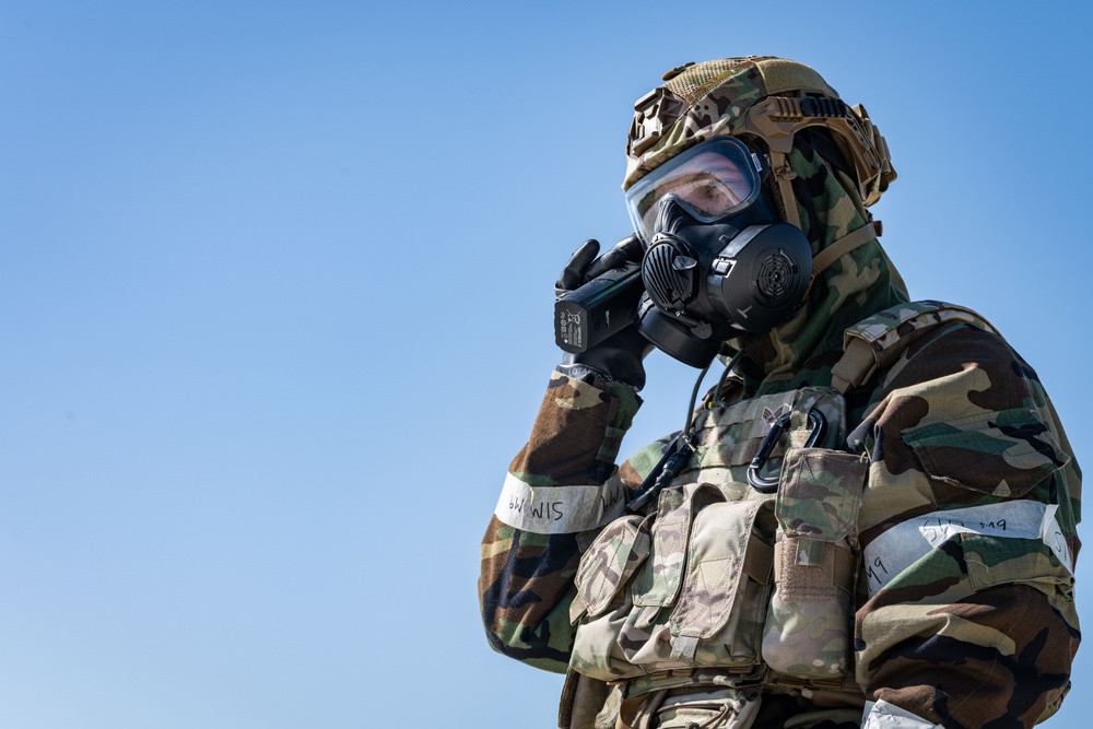 Skyway Chariot: Airmen respond to simulated attack at RAF Feltwell