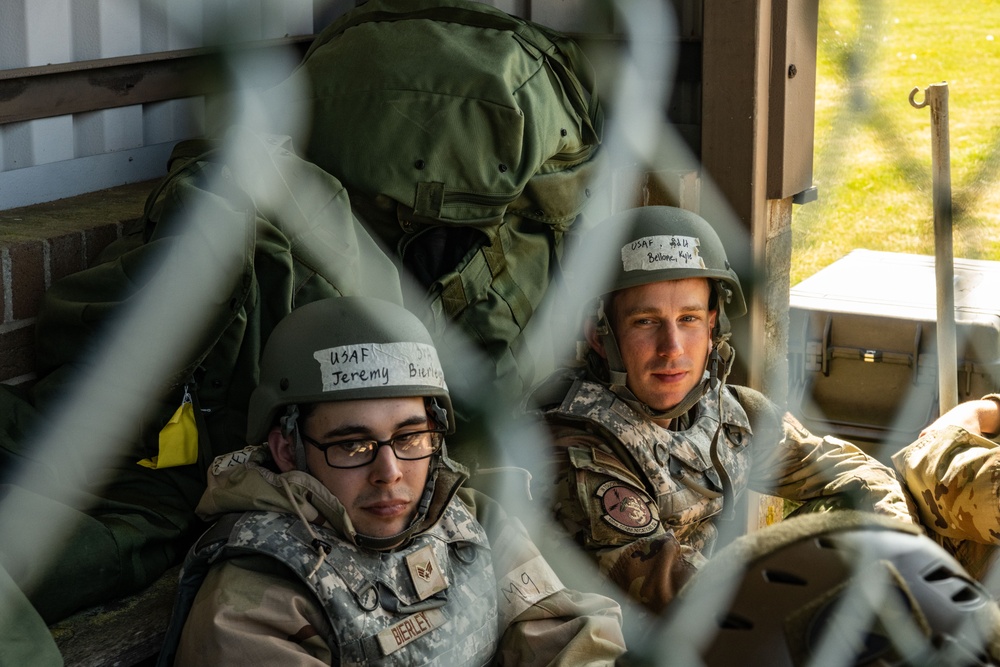 Skyway Chariot: Airmen respond to simulated attack at RAF Feltwell
