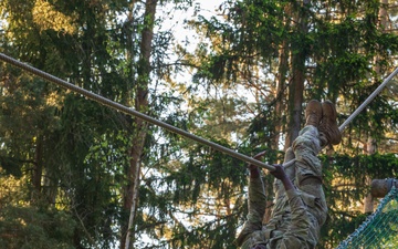 V Corps Best Squad Competition Day 2 Obstacle Course