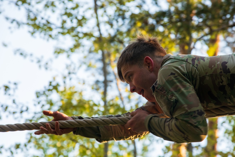 V Corps Best Squad Competition Day 2 Obstacle Course