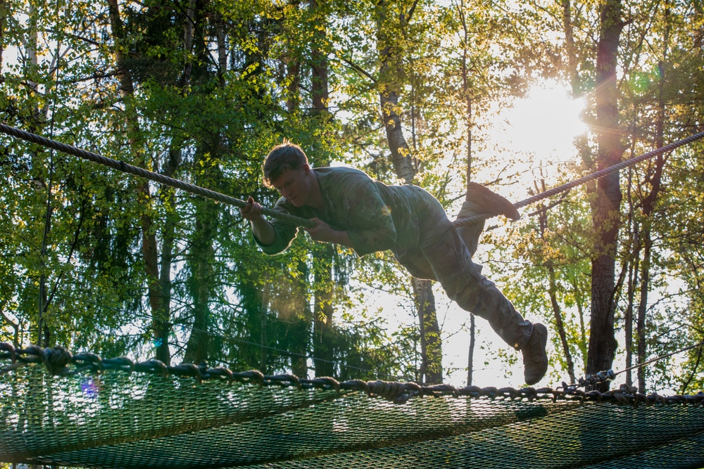 V Corps Best Squad Competition Day 2 Obstacle Course